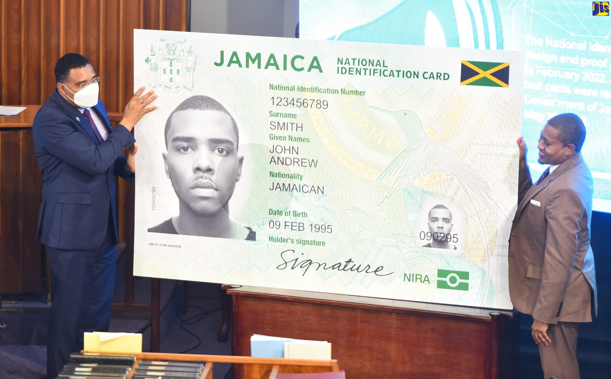 NIDS ID Card Unveiled In Parliament 